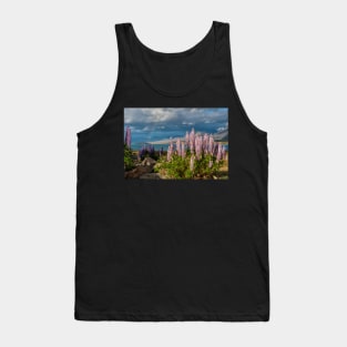 Lupins at the End of the Rainbow Tank Top